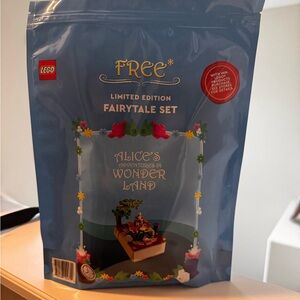 Lego limited edition fairy tale set Alice’s adventures in wonderland